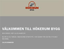 Tablet Screenshot of hokerumbygg.se